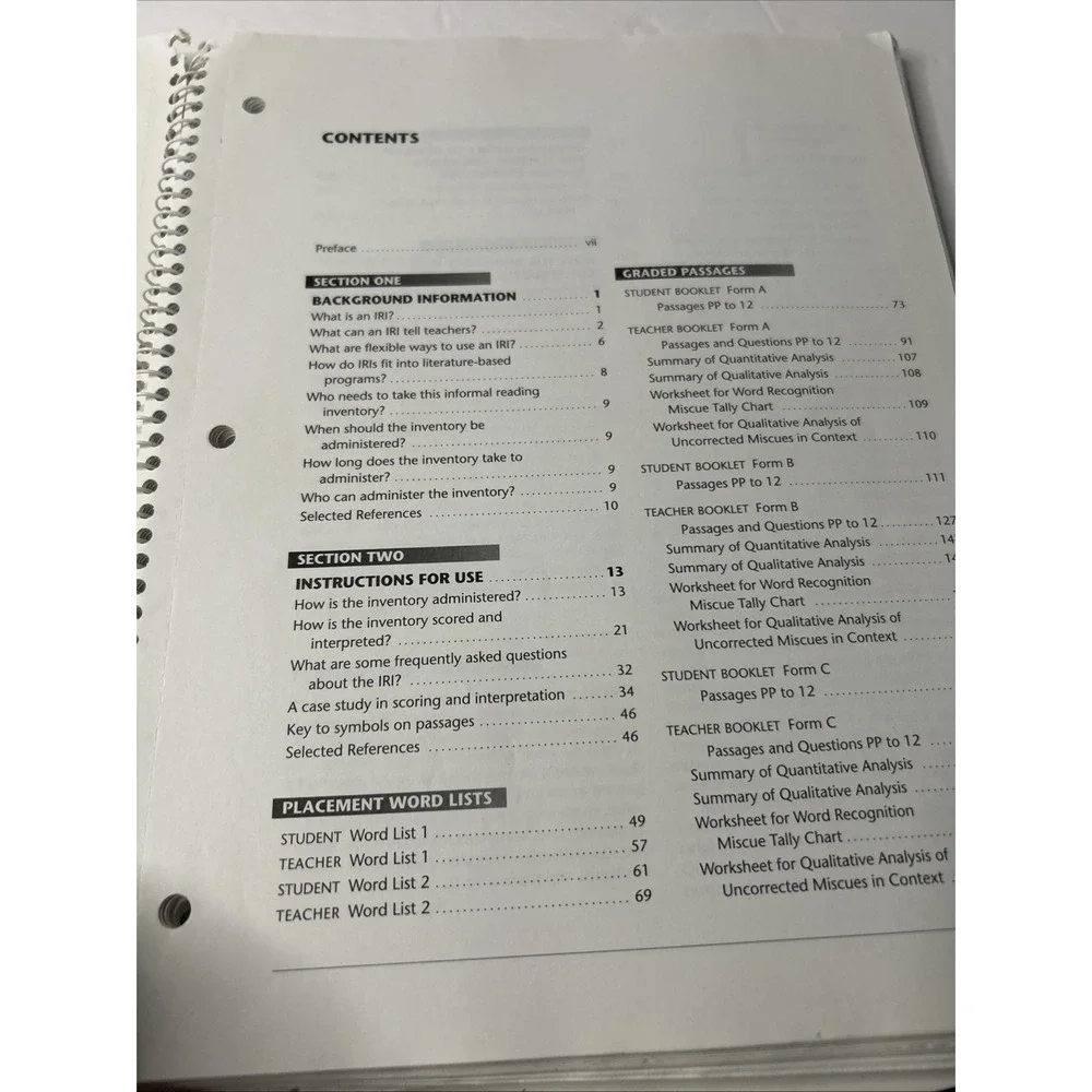 Informal Reading Inventory: Preprimer to Twelfth Grade, Sixth Edition - GOOD